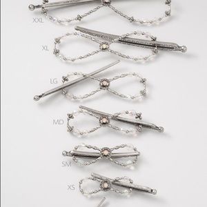 Lilla Rose Lovely Circle Flexi Hair Clip Sz XS